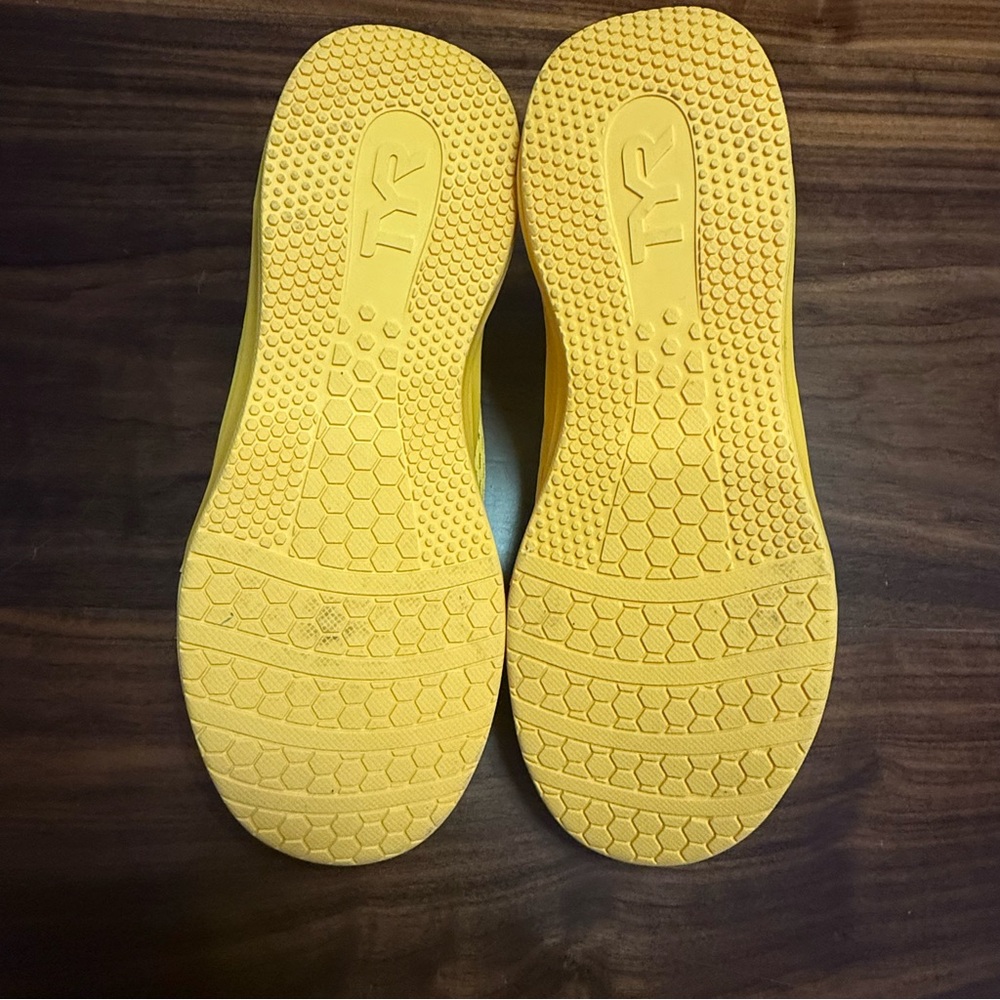 TYR Women's Yellow Mesh Athletic Sneakers - Picture 5 of 7